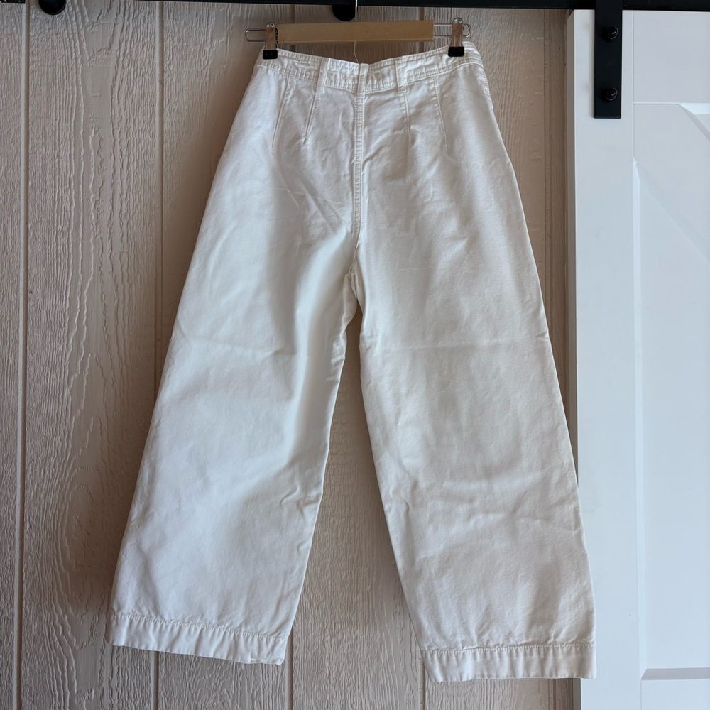 We The Free Wide Leg White Pants - Picture 2 of 3